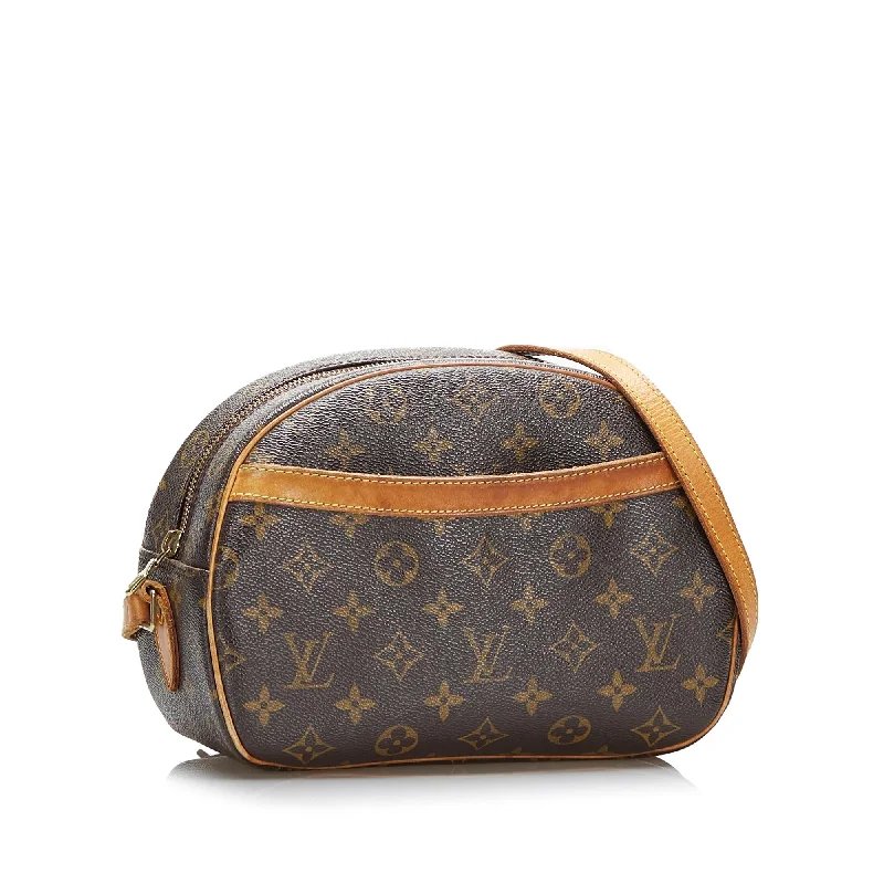 Louis Vuitton bags with a chain - link trim and a leather body for a modern edgeLouis Vuitton Monogram Blois (jBolsq)