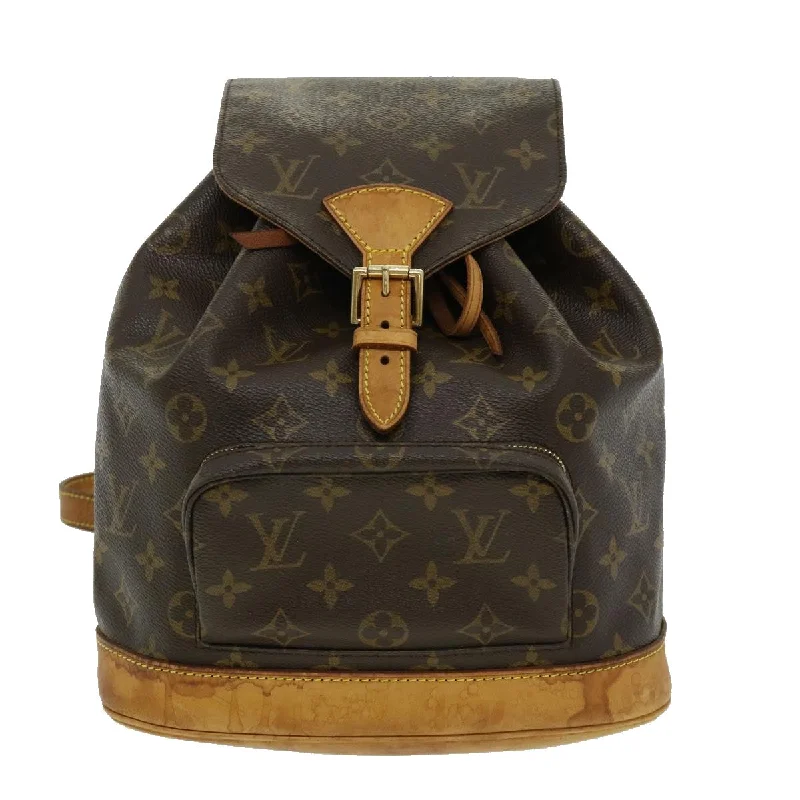 Louis Vuitton bags with a chain - link trim and a leather body for a modern edgeLouis Vuitton Backpack