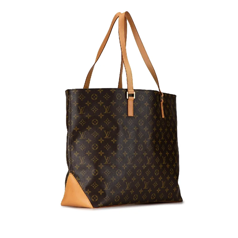 Louis Vuitton bags with a chain - link trim and a leather body for a modern edgeLouis Vuitton Monogram Cabas Alto (Am6OyC)