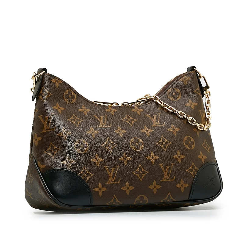 Louis Vuitton bags with a chain - link trim and a leather body for a modern edgeLouis Vuitton Monogram Boulogne (Fn8orU)