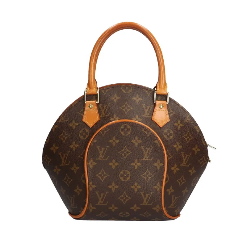 Louis Vuitton bags with a chain - link trim and a leather body for a modern edgeLouis Vuitton Ellipse PM Monogram Handbag Ladies