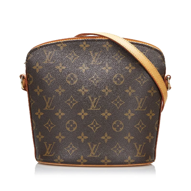 Louis Vuitton bags with a chain - link trim and a leather body for a modern edgeLouis Vuitton Drouot Monogram Canvas