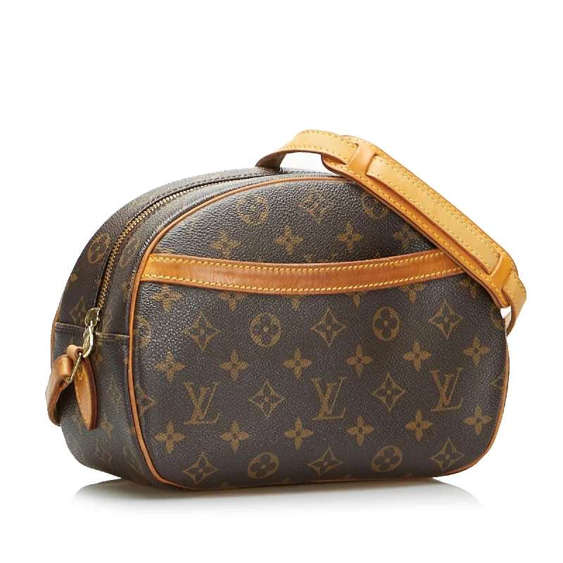 Louis Vuitton bags with a chain - link trim and a leather body for a modern edgeLouis Vuitton Monogram Blois (sfEI2V)