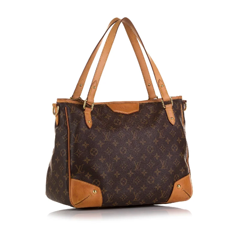 Louis Vuitton bags with a chain - link trim and a leather body for a modern edgeLouis Vuitton Estrela MM Monogram Canvas