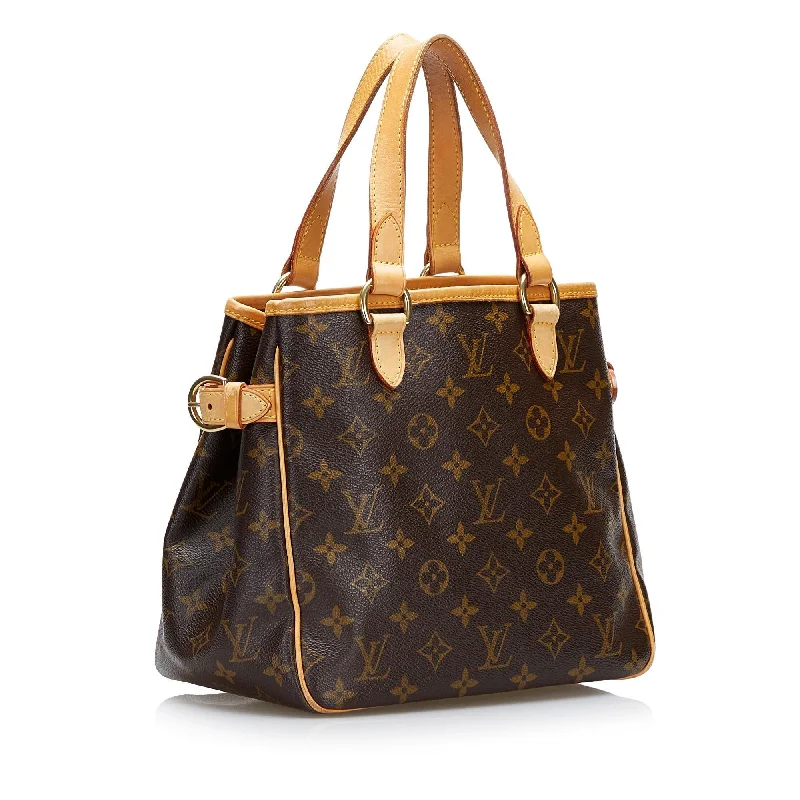 Louis Vuitton bags with a chain - link trim and a leather body for a modern edgeLouis Vuitton Monogram Batignolles Vertical PM (RlhJ5N)