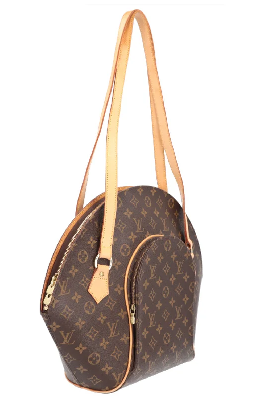 Louis Vuitton bags with a chain - link trim and a leather body for a modern edgeLOUIS VUITTON Ellipse Shopping Bag MNG