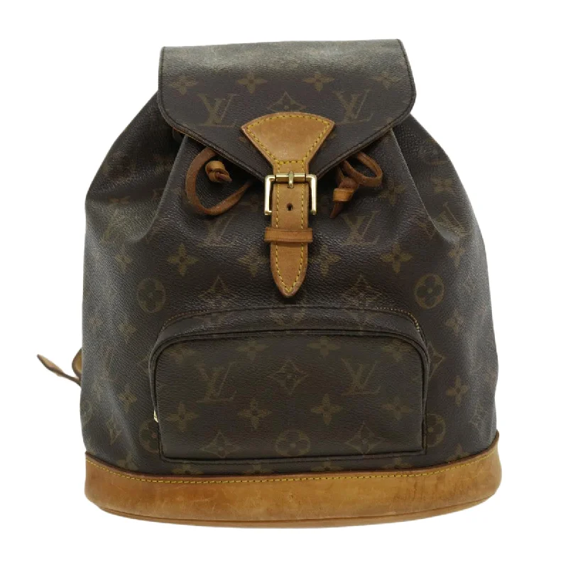 Louis Vuitton bags with a chain - link trim and a leather body for a modern edgeLouis Vuitton Backpack