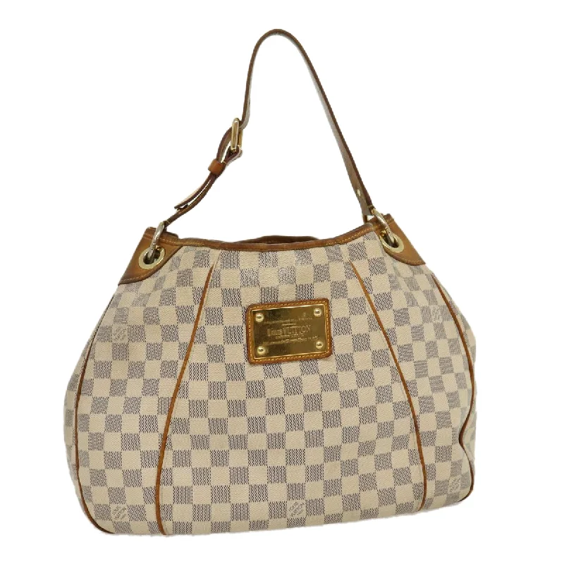 Louis Vuitton bags with a chain - link trim and a leather body for a modern edgeLouis Vuitton Galliera Shoulder Bag