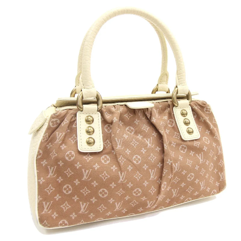 Louis Vuitton bags with a chain - link trim and a leather body for a modern edgeLouis Vuitton Handbag Monogram Mini Run Trapeze PM M40059 Camel Canvas Leather Ladies