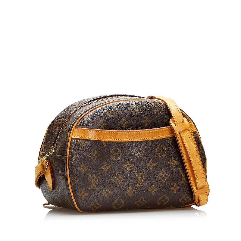 Louis Vuitton bags with a chain - link trim and a leather body for a modern edgeLouis Vuitton Monogram Blois (bHyCy5)