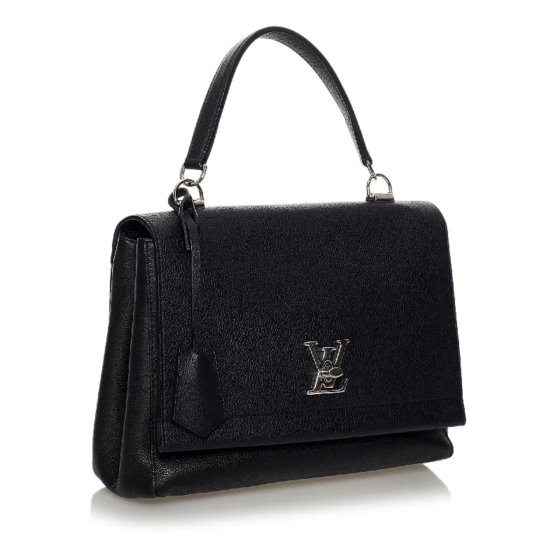 Louis Vuitton bags with a chain - link trim and a leather body for a modern edgeLouis Vuitton LockMe II (31266)