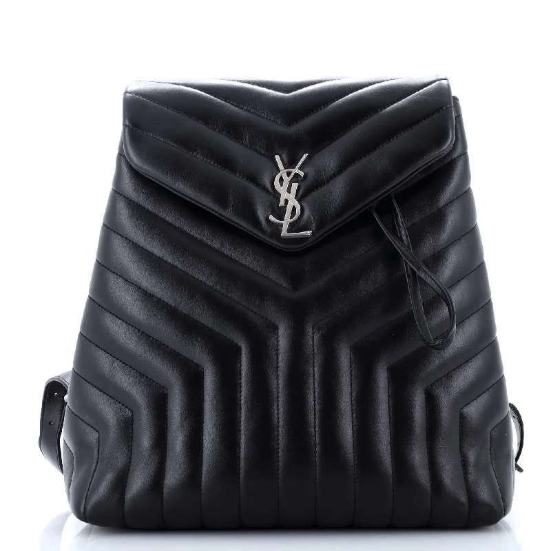 LouLou Backpack Matelasse Chevron Leather Medium