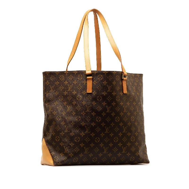 Louis Vuitton bags with a chain - link trim and a leather body for a modern edgeLouis Vuitton Monogram Cabas Alto (HiLOwy)