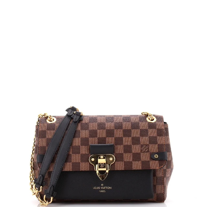 Vavin Handbag Damier with Leather PM