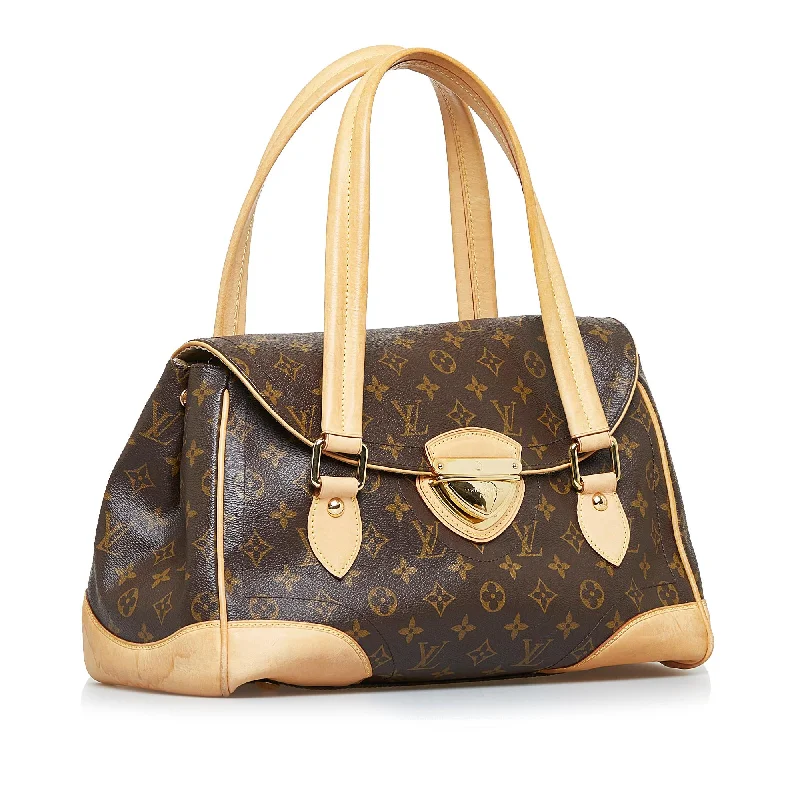 Louis Vuitton bags with a chain - link trim and a leather body for a modern edgeLouis Vuitton Monogram Beverly GM (bcoVMH)