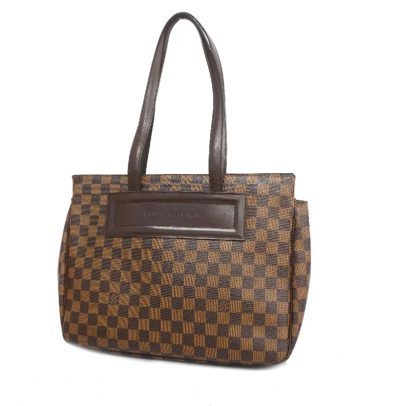 Louis Vuitton bags with a chain - link trim and a leather body for a modern edgeLouis Vuitton Damier Parioli PM N51123 Women's Handbag,Tote Bag