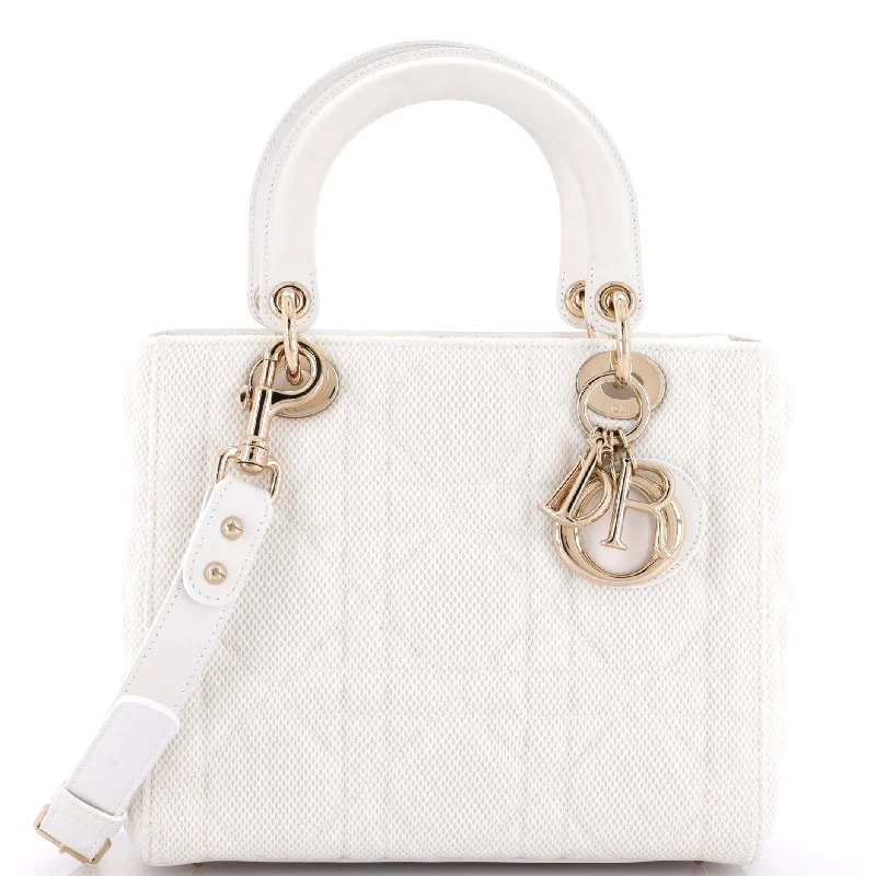 Lady Dior Bag Cannage Quilt Mesh Medium