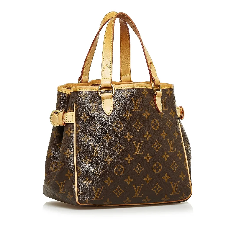 Louis Vuitton bags with a chain - link trim and a leather body for a modern edgeLouis Vuitton Monogram Batignolles Vertical PM (HgYuVS)