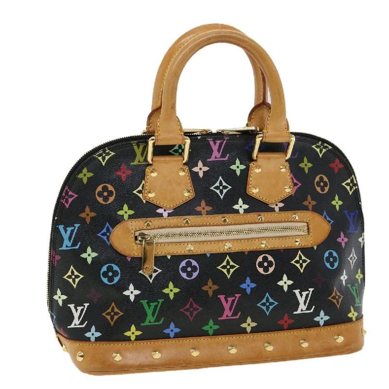 Louis Vuitton bags with a chain - link trim and a leather body for a modern edgeLouis Vuitton Alma Handbag