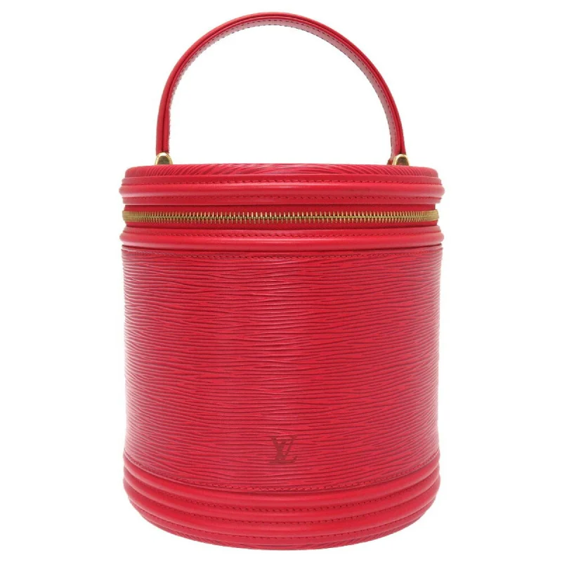 Louis Vuitton bags with a chain - link trim and a leather body for a modern edgeLouis Vuitton Epi Cannes Castilian Red M48037 Handbag Bag Louis Vuitton 0817 LOUIS VUITTON