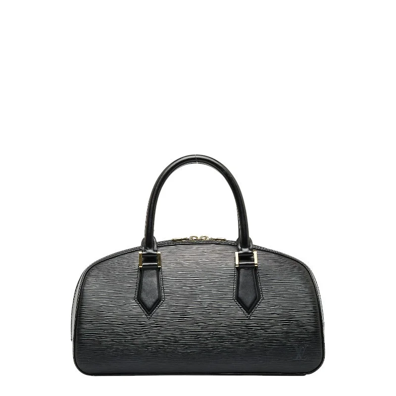 Louis Vuitton bags with a chain - link trim and a leather body for a modern edgeLouis Vuitton Epic Jasmine Handbag M52782 Noir Black Leather  Louis Vuitton