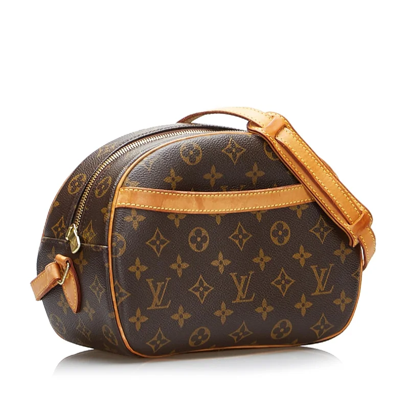 Louis Vuitton bags with a chain - link trim and a leather body for a modern edgeLouis Vuitton Monogram Blois (zReOan)