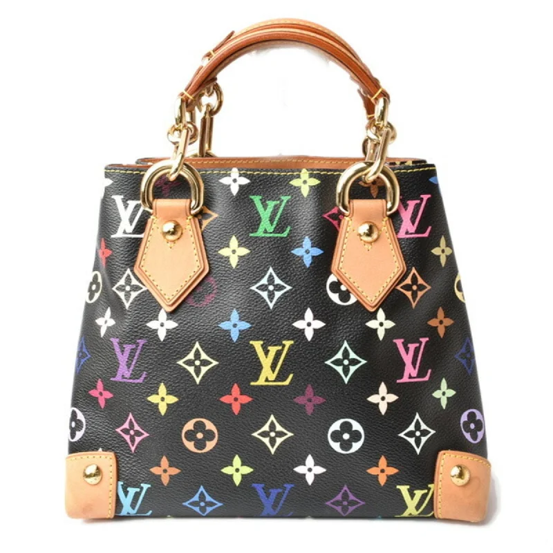 Louis Vuitton bags with a chain - link trim and a leather body for a modern edgeLouis Vuitton Handbag LOUIS VUITTON Audra Monogram Multicolor Noir / Black M40048