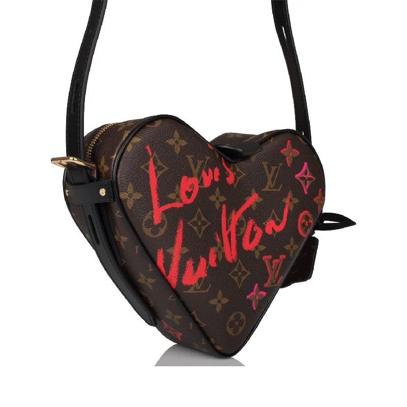 Louis Vuitton bags with a chain - link trim and a leather body for a modern edgeLouis Vuitton Fall In Love Heart Bag Monogram