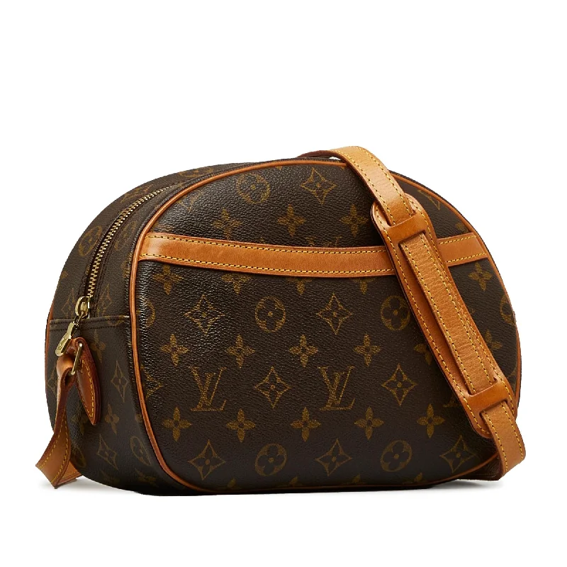 Louis Vuitton bags with a chain - link trim and a leather body for a modern edgeLouis Vuitton Monogram Blois (ErnLZQ)