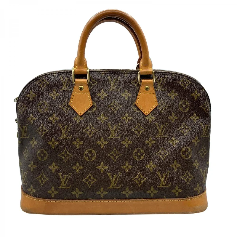 Louis Vuitton bags with a chain - link trim and a leather body for a modern edgeLouis Vuitton Alma Handbag