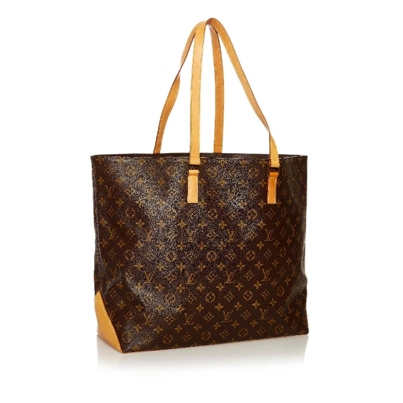 Louis Vuitton bags with a chain - link trim and a leather body for a modern edgeLouis Vuitton Monogram Cabas Alto (36736)