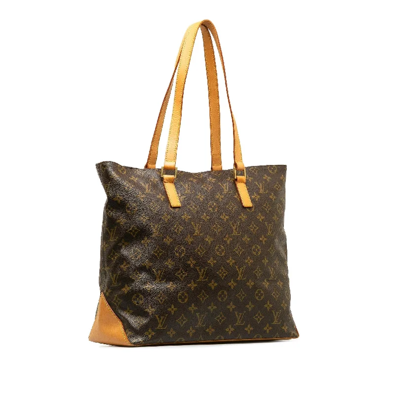 Louis Vuitton bags with a chain - link trim and a leather body for a modern edgeLouis Vuitton Monogram Cabas Alto (vffsax)