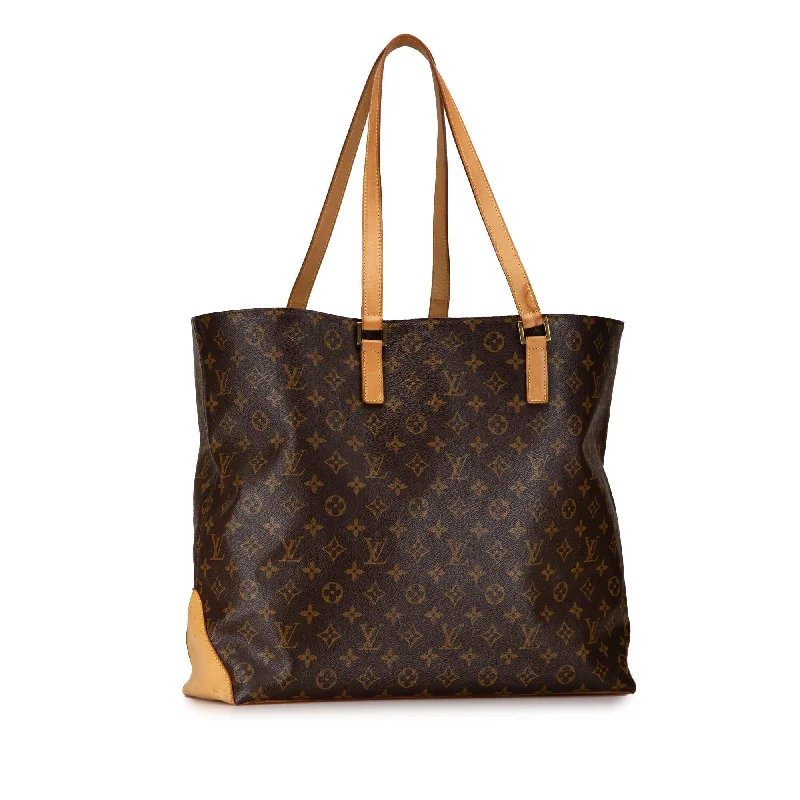 Louis Vuitton bags with a chain - link trim and a leather body for a modern edgeLouis Vuitton Monogram Cabas Alto (EfzP4z)