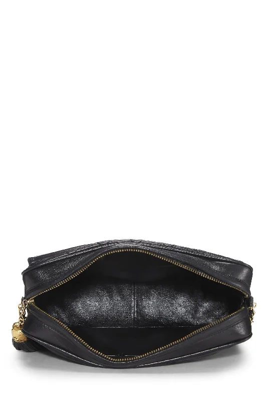 Chanel Vintage Inspired Handbag for Retro LoversChanel,  Black Quilted Lambskin Pocket Camera Bag Large, Black