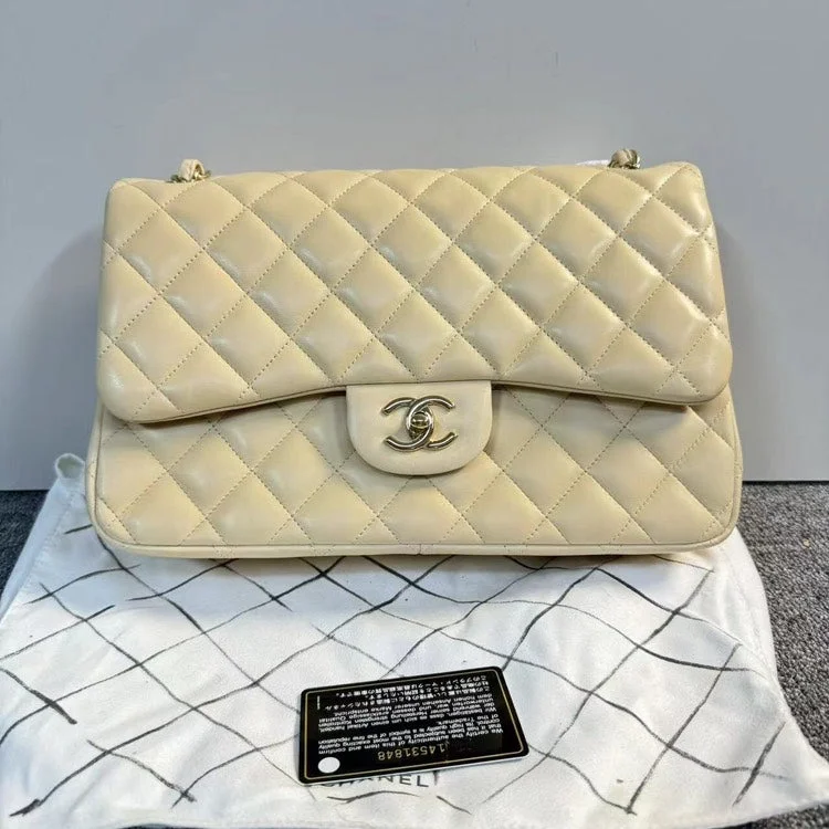 Chanel Colorful Handbag for Spring OutfitsChanel CF Jumbo White Quilted Leather Flap Bag