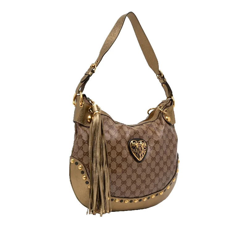 Women Gucci Sylvie bags with a detachable ribbon detailGucci GG Crystal Babouska Heart (SHG-cylFYH)