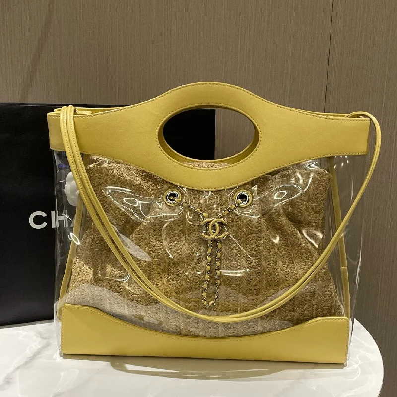 Chanel Medium Tote Bag for Office LadiesChanel 31 Shopping Bag Yellow PVC Leather Large