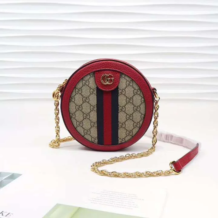 Women Gucci Sylvie bags with a leather - wrapped handleBC - GUCCI BAG - 337