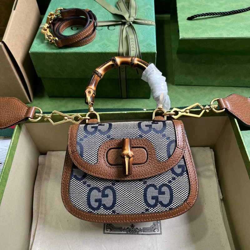 Women Gucci bags with a chain - link trim and a leather bodyWF - Gucci Bags - 162