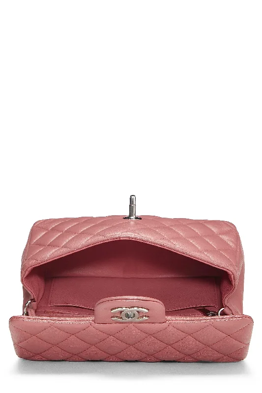 Chanel Chain Strap Handbag for Everyday UseChanel,  Pink Quilted Lambskin Rectangular Flap Mini, Pink