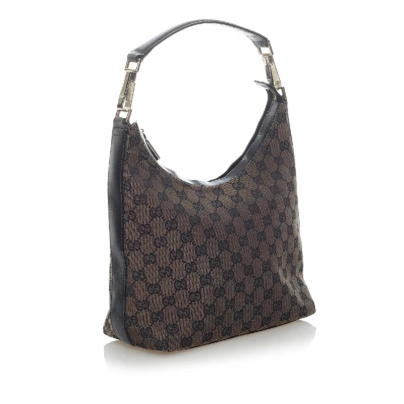 Women Gucci Sylvie bags featuring the signature web stripeGucci GG Canvas Handbag (32915)