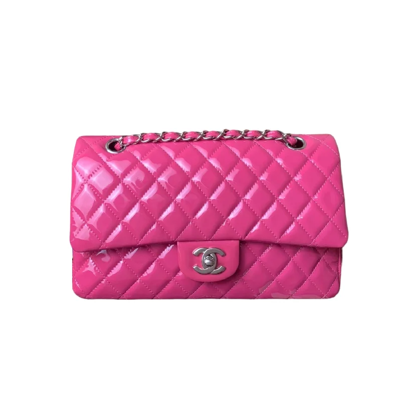 Chanel Limited Edition Handbag for CollectorsClassic Flap Medium Patent Pink SHW