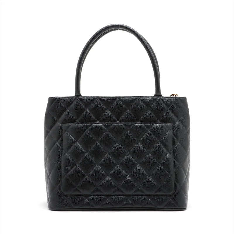 Chanel Luxury Handbag for High - End EventsChanel  Caviar S Tote Bag Black G  8th