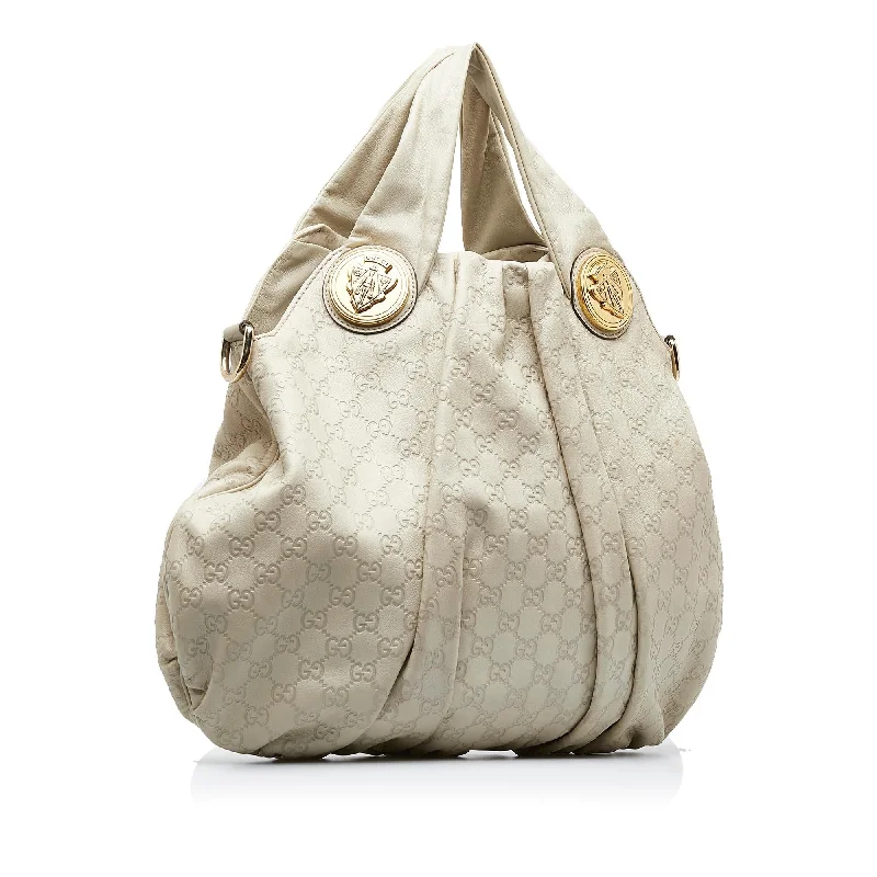 Women Gucci bags with a magnetic snap closure for easy accessGucci Guccissima Hysteria Satchel (SHG-B1xm92)