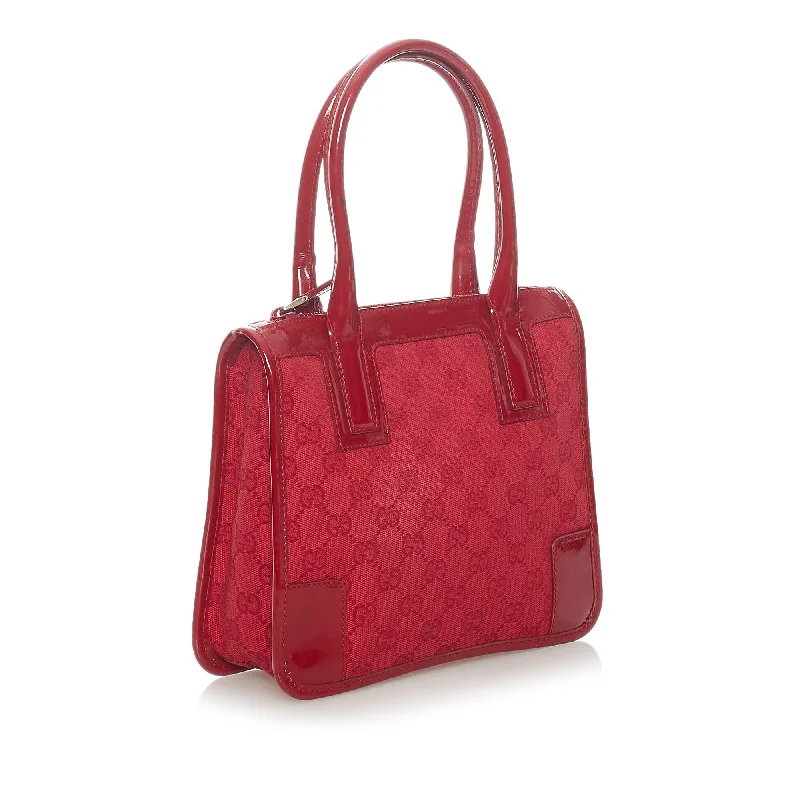 Gucci tote bags for women with a spacious interiorGucci GG Canvas Handbag (32978)