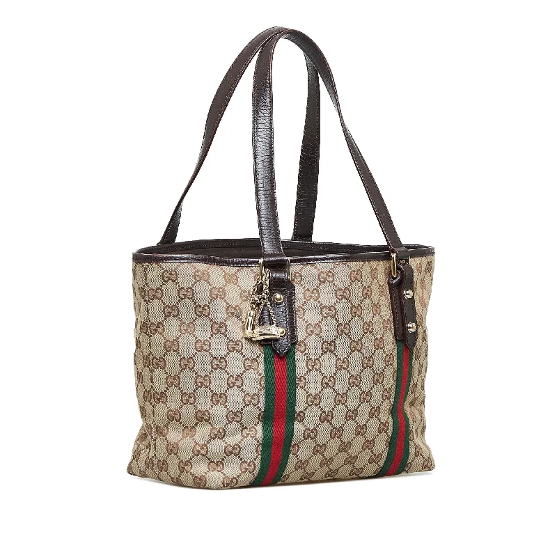 Gucci backpacks for women with a hidden back pocketGucci GG Canvas Jolicoeur Handbag (SHG-9PVdSh)