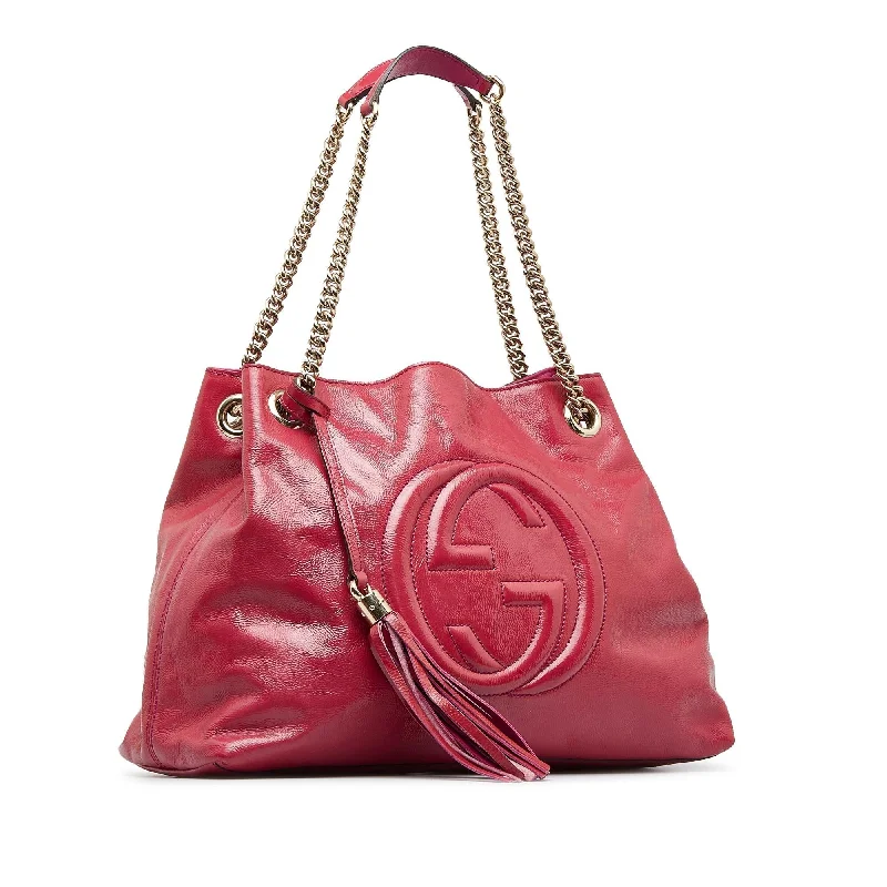 Gucci Marmont bags for women with a contrast - colored interiorGucci Soho Chain (SHG-kpX7Vj)