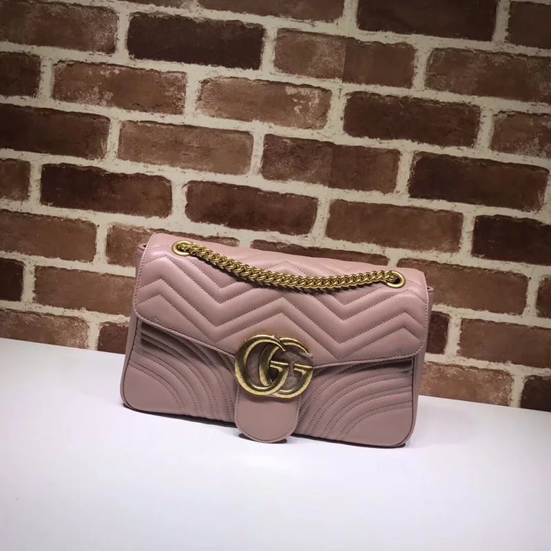 Ladies Gucci shoulder bags with a magnetic - closure flapWF - Gucci Bags - 1629