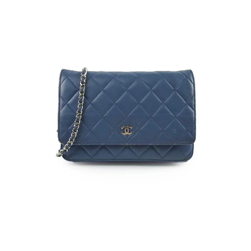 Chanel Medium Tote Bag for Office LadiesChanel Wallet On Chain WOC Blue Lambskin Crossbody Bag