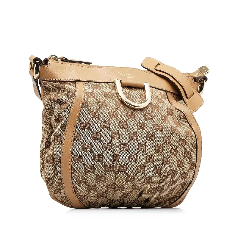 Ladies Gucci Dionysus bags with a star - shaped charmGucci GG Canvas Abbey D Ring Crossbody (SHG-gkERUr)